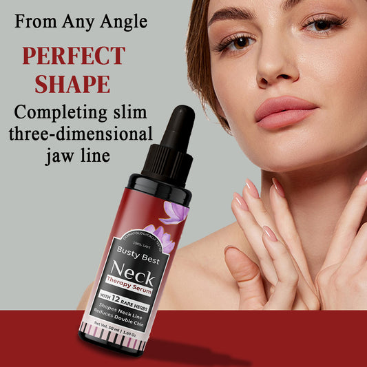 Busty Best - Neck Therapy Serum | 50ml - Shape Neck Line and Reduce Double Chin
