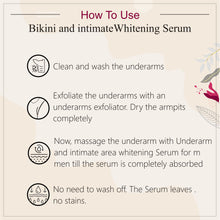 Load image into Gallery viewer, Intimate Whitening Serum, Brightening Serum For Underarms, Bikini Whitening Serum, Dark Patches, Black Spots, Dull Skin, Dead Skin, Whitening Serum For Intimate Area, Intimate Brightening Serum