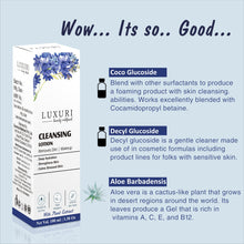 Load image into Gallery viewer, cleansing lotion , plant extract lotion , natural lotion , unclogs pore cream , pore removal lotion , hydration lotion , acne scars lotion , dirt removal lotion , skin care lotion , personal care lotion , cleansing lotion , dirt removal lotion , makeup lotion .