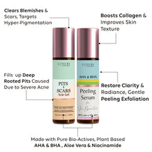 Load image into Gallery viewer, pits scar gel , how to fill acne holes , best serum for pitted scars , pitted scars treatment acne pits , pits & scars removal ,best hyperpigmentation serum for dark skin , dermatologists recommended skin care routine for acne, best serum for acne scars & dark spots , hyperpigmentation cream for men