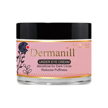 Load image into Gallery viewer, dermanill , dermanill cream , under eye cream , eye puffiness cream , eye care cream , dark circle remover , black eye spots remover , eye cream , premium dermanill cream .