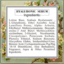 Load image into Gallery viewer, hyaluronic serum , skincare serum , vitamin c serum , serum for acne , serum for scars , pore cleaning serum , brightning serum , luxuri serum , hyaluronic serum , glutathione , natural ingredients serum , anti aging serum , skin whitening serum , serum for all skin , serum for wrinkles free , skin serum .