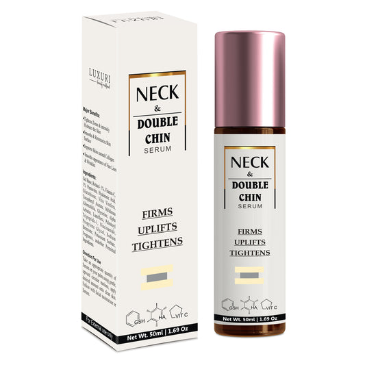 LUXURI // Neck & Double Chin Serum Neck Firming & Tightening, Remove Double Chin.