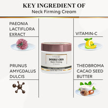 Load image into Gallery viewer, neck double chin firming serum, chin tightening serum, jaw line firming, anti wrinkles, anti aging, fine lines control, skin, skincare, zenvista, organics products, skin lightening, pores tightening, clear blemishes
