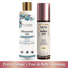 Load image into Gallery viewer, slimming oil for tummy fat, body massage oil for weight loss , slim oil for weight loss , slim oil for weight loss for massage , fat burn oil for women , weight loss products for women , tummy trimmer gel for women , tummy reducing gel , anti cellulite oil , skin firming & tightening  , tummy shaping cream , slimmer oil , slimming oil for weight loss