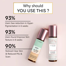 Load image into Gallery viewer, pits scar gel , collagen boosting serum for pitted scars , best serum for pitted scars , pitted scars treatment acne pits , pits & scars removal , best hyperpigmentation cream for dark skin , best serum for acne scars & dark spots , dermatologists curated skin products in india , dermatologists recommended skin care routine for acne , cream for acne holes pits & scars removal