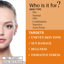 Load image into Gallery viewer, vitamin c serum , face serum , skin care serum , acne care serum , scars free serum , anti aging serum , glutathione serum , hyaluronic serum , collagen serum , skin hydration serum , skin glowing serum , skin whitening serum , anti aging serum , wrinkles free serum , pits free serum , all skin type serum .