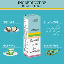 Load image into Gallery viewer, dandruff lotion, hair fall, hair care, dandruff hair lotion, prevent dandruff, flaky scalp, boost hair growth, hair fall repair shampoo, dandruff shampoo, hair oil for dandruff, healthy hair care, organic hair care products, zenvista, organic skincare, hair growth, vitamin c,