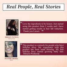 Load image into Gallery viewer, zenvista,  organic skincare, skin, luxuri, hair growth, hair care, hair serum, boost hair growth, hair fall, hair, anti hair fall serum, regrowth serum, shampoo for alopecia, repair damage hair, long hair care