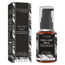 Load image into Gallery viewer, luxuri skin science Neck knee elbow whitening serum and cream for all neck knee elbow whitening and lightening serum and cream skin blemish remover skin firming serum knee whitening cream