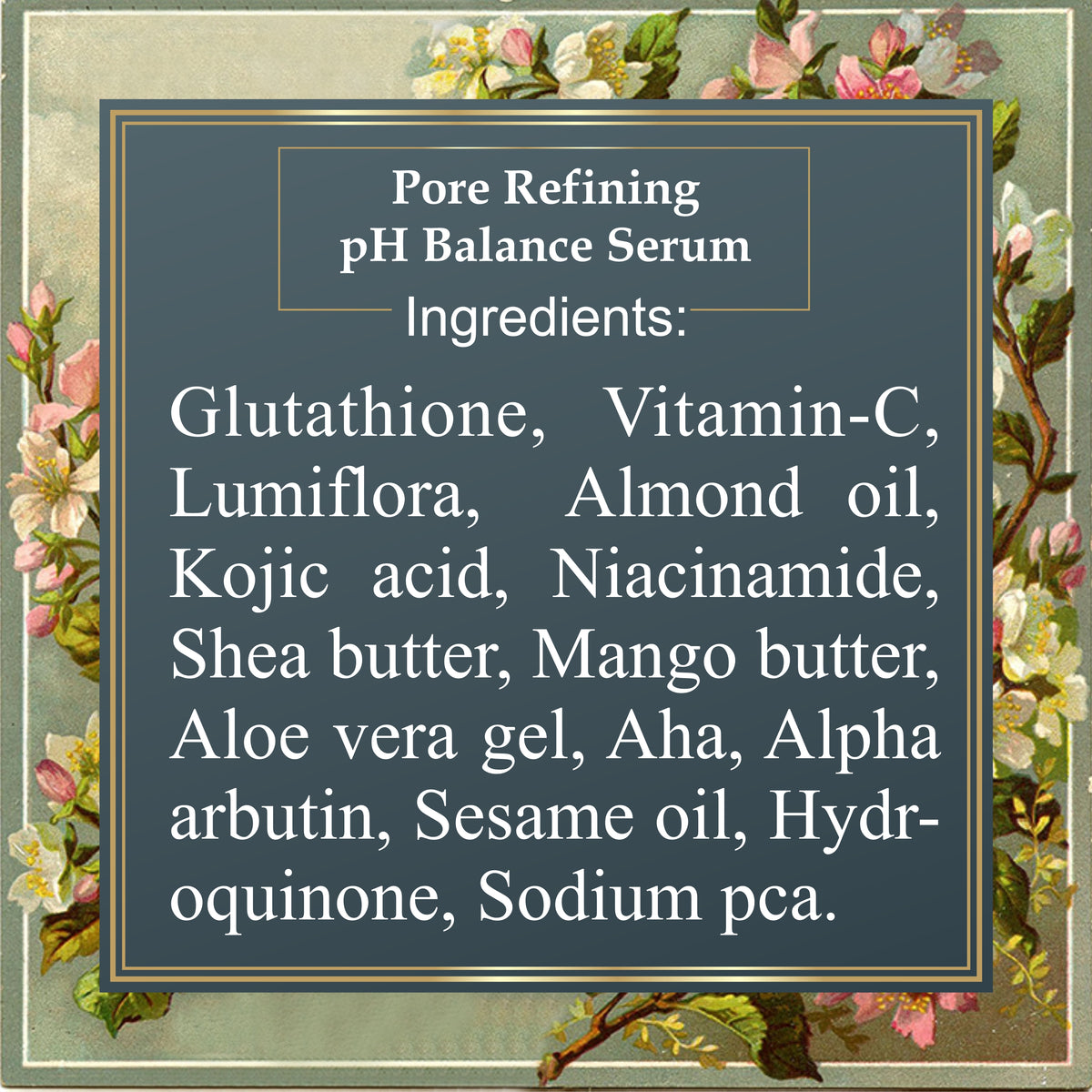 Pore Redefining Serum ; pH Balancer