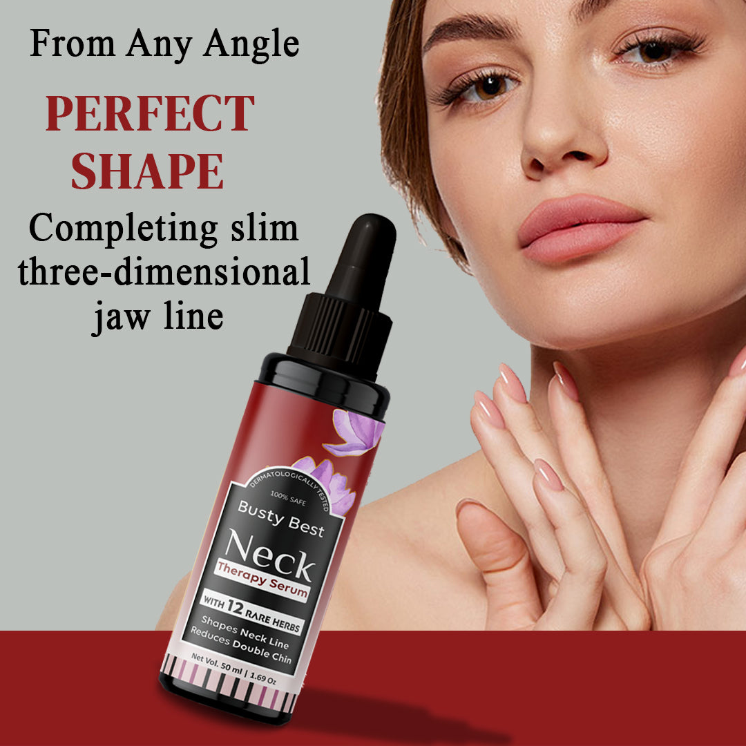 Busty Best - Neck Therapy Serum | 50ml - Shape Neck Line and Reduce Double Chin