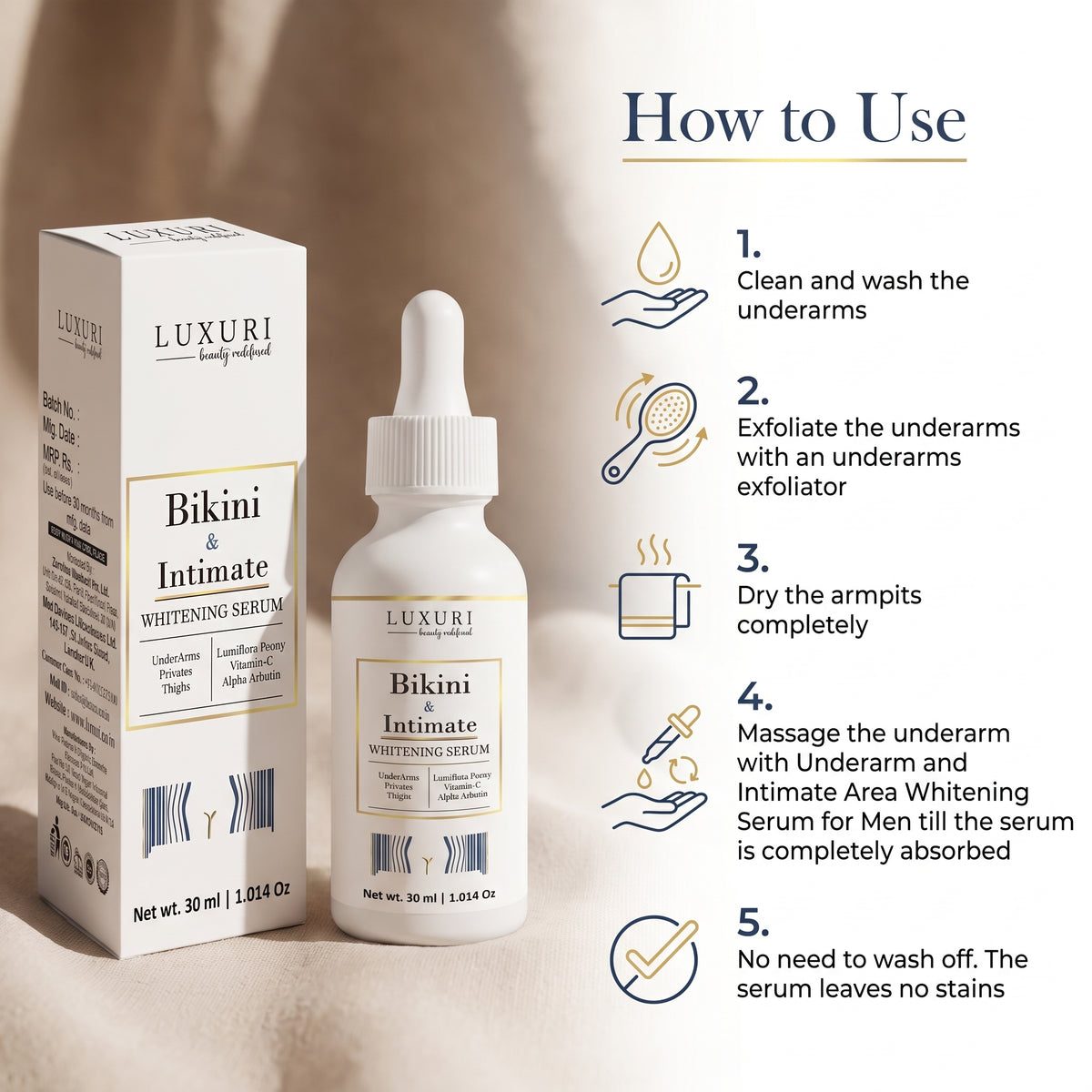 Intimate Whitening & Brightening Serum - 30ml