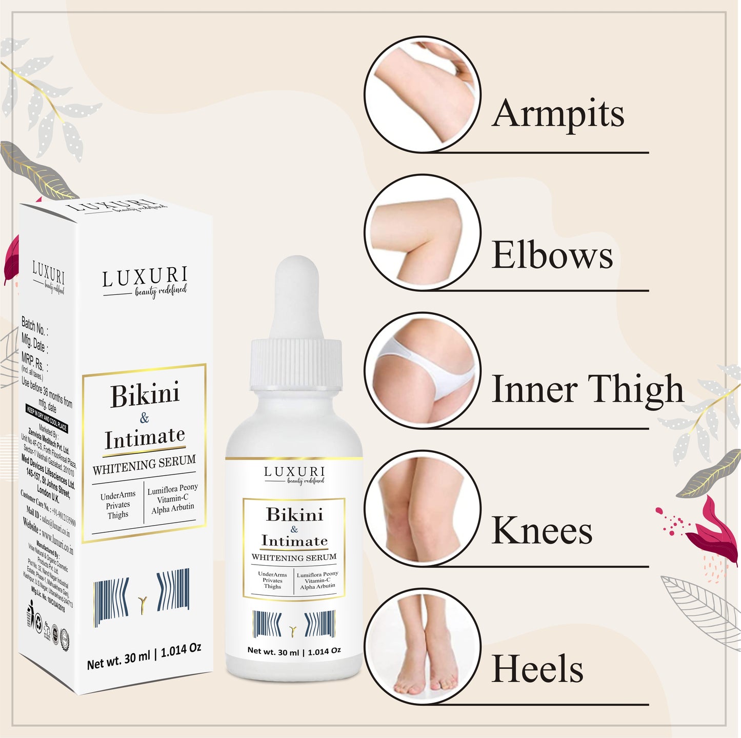 Intimate Whitening & Brightening Serum - 30ml