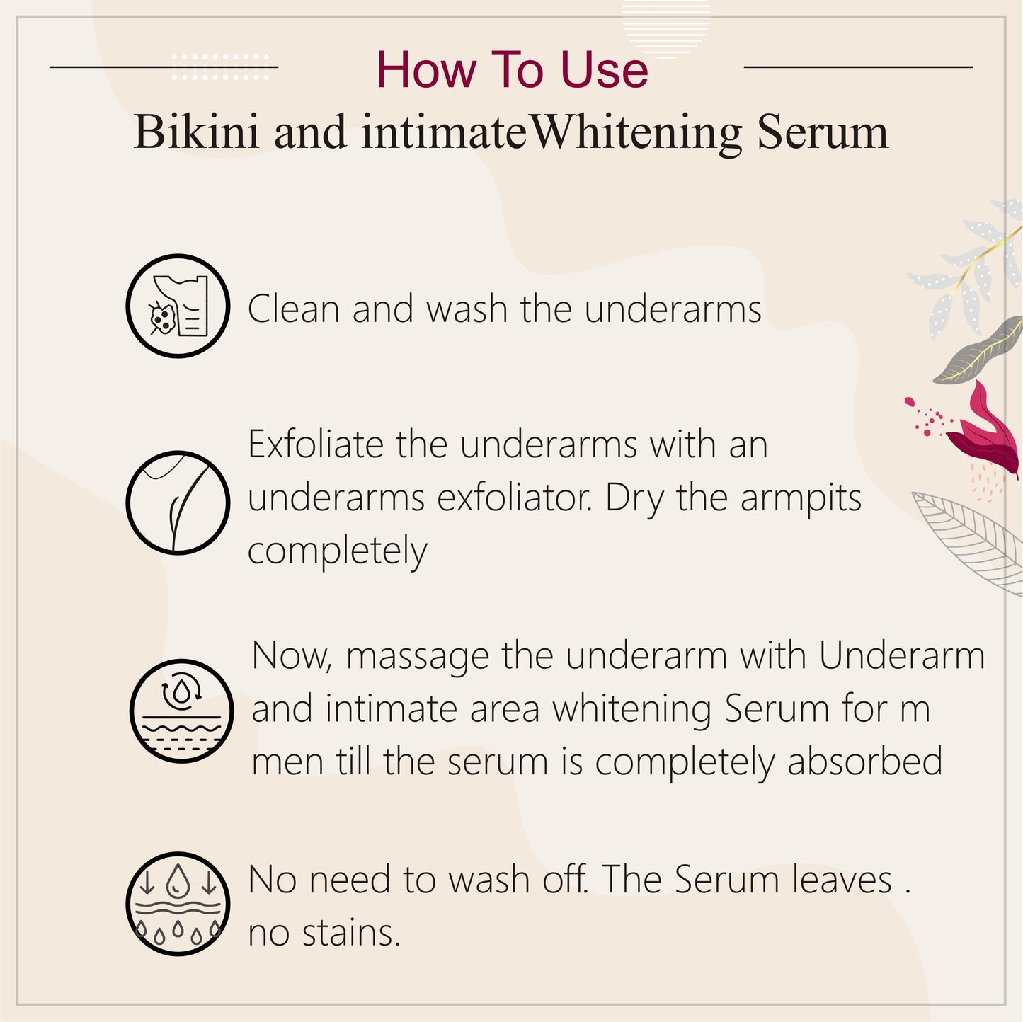 Intimate Whitening Serum, Brightening Serum For Underarms, Bikini Whitening Serum, Dark Patches, Black Spots, Dull Skin, Dead Skin, Whitening Serum For Intimate Area, Intimate Brightening Serum