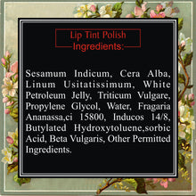 Load image into Gallery viewer, lip tint polish , lip polisher , premium lip polisher , lip care polisher , dark lip polisher , dark lip lightner , beetroot lip polisher , rose petals lip polisher , lip tint brightener , lip Lightner , luxuri , dark lip olisher , dark lip remover , pink lips , smoking lips lightner .
