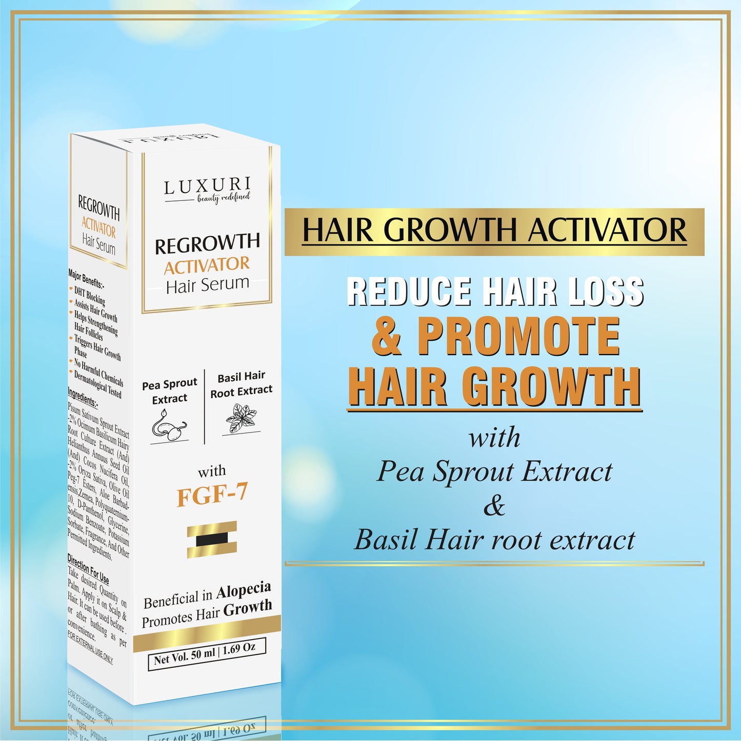   organic skincare, skin, luxuri, hair growth, hair care, hair serum, boost hair growth, hair fall, hair, anti hair fall serum, regrowth serum, shampoo for alopecia, repair damage hair, long hair care