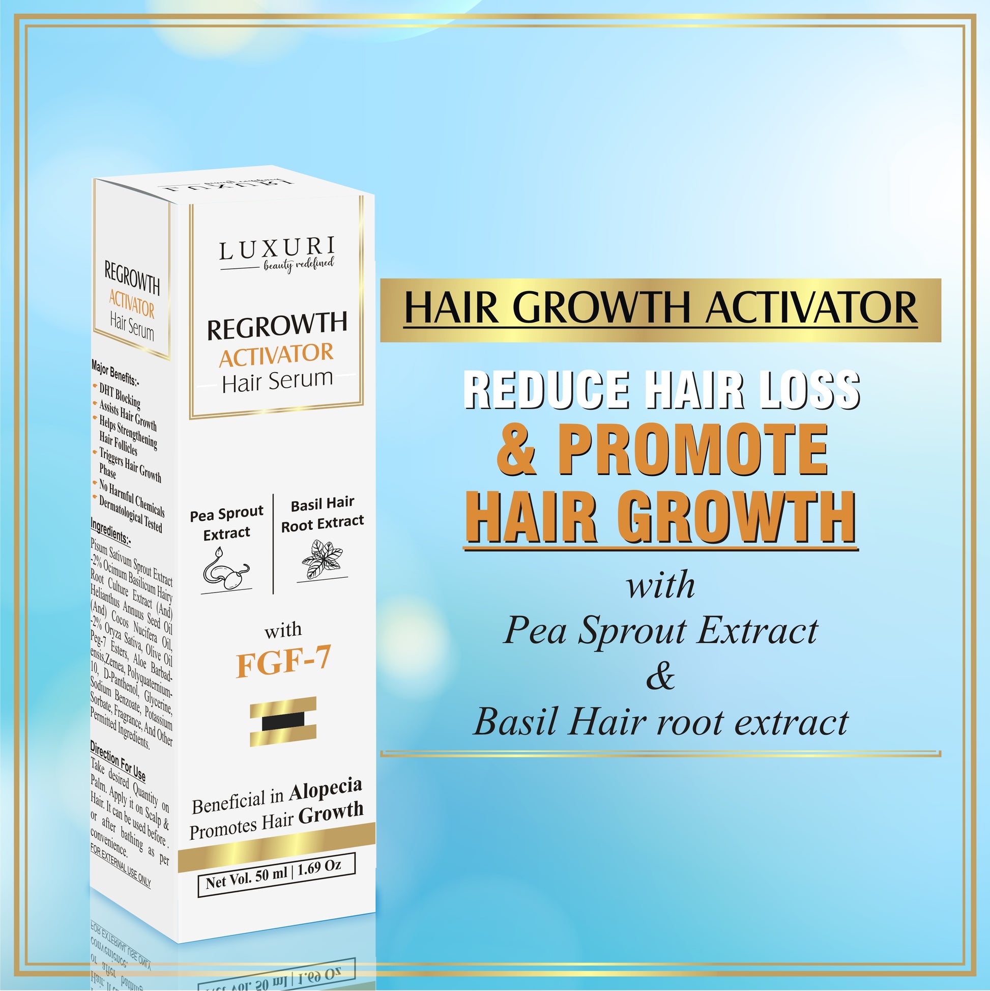   organic skincare, skin, luxuri, hair growth, hair care, hair serum, boost hair growth, hair fall, hair, anti hair fall serum, regrowth serum, shampoo for alopecia, repair damage hair, long hair care