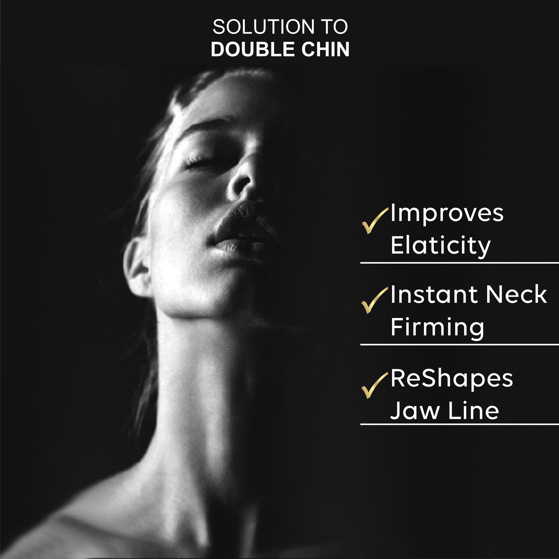 neck double chin firming serum, chin tightening serum, jaw line firming, anti wrinkles, anti aging, fine lines control, skin, skincare, zenvista, organics products, skin lightening, pores tightening, clear blemishes