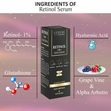 Load image into Gallery viewer, luxuri skin science retinol serum retinol night serum retinol night cream retinol serum for neck retinol cream rertinol serum for anti-aging retinol serum anti-ageing retinol serum anti-ag (4)
